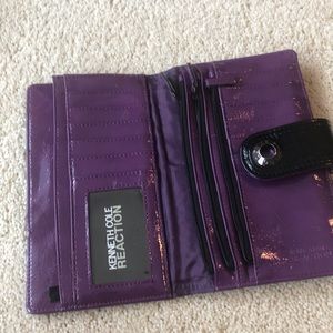 Kenneth Cole Reaction Bags - Kenneth Cole Reaction Purple/Black Wallet Kenneth Cole Reaction Bags - Kenneth Cole Reaction Purple/Black Wallet
